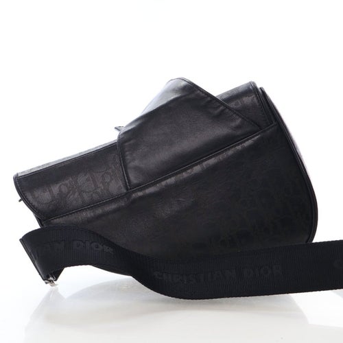 Christian Dior Calf Leather Saddle Bag Medium