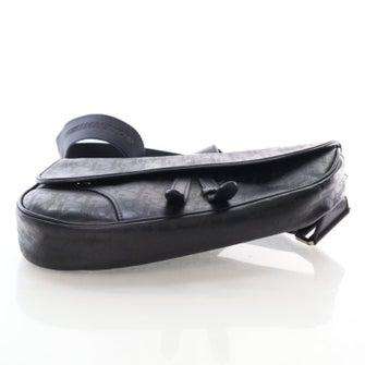 Christian Dior Calf Leather Saddle Bag Medium
