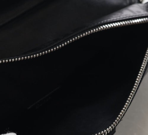 Christian Dior Calf Leather Saddle Bag Medium