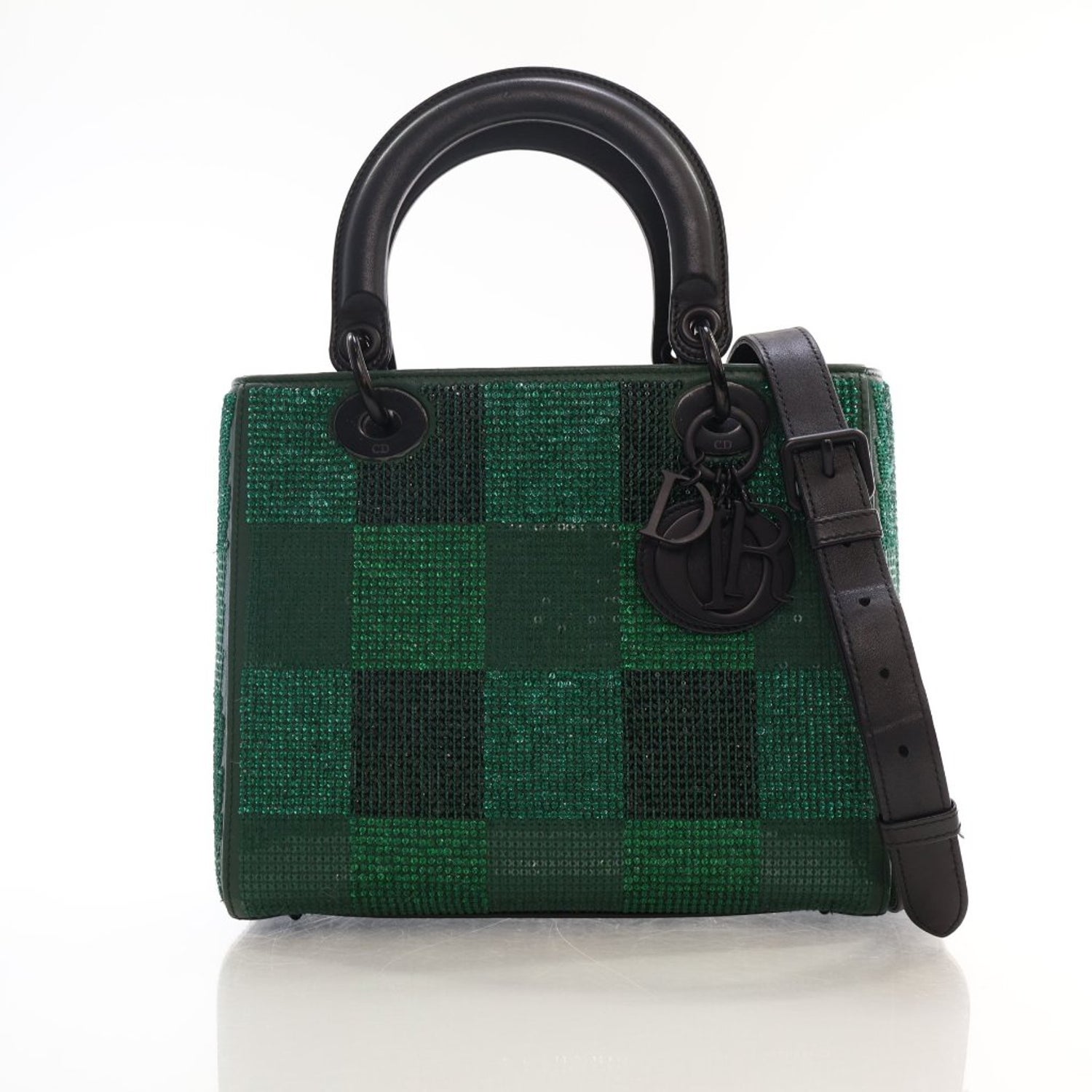 Christian Dior Calf Leather Lady Dior Medium