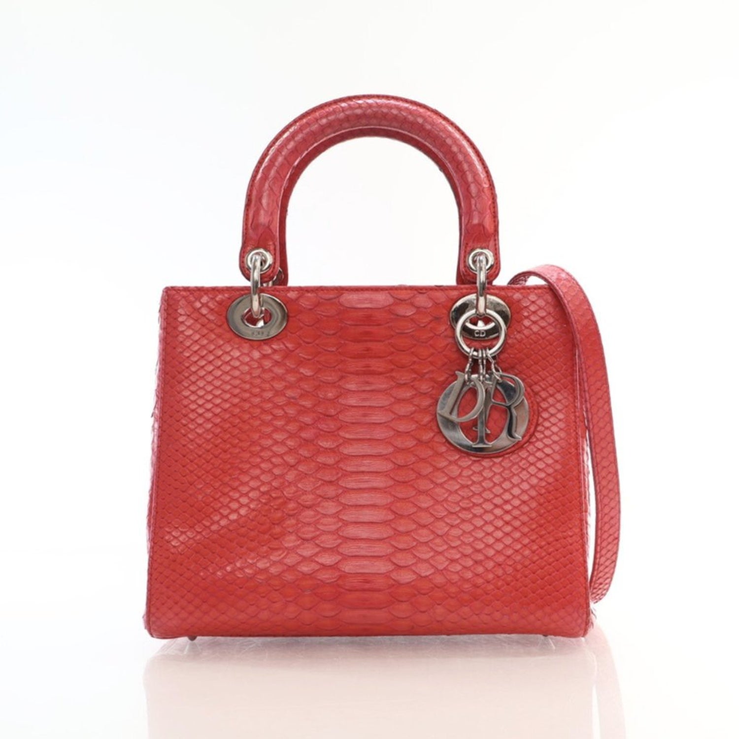 Christian Dior Python Lady Dior Medium