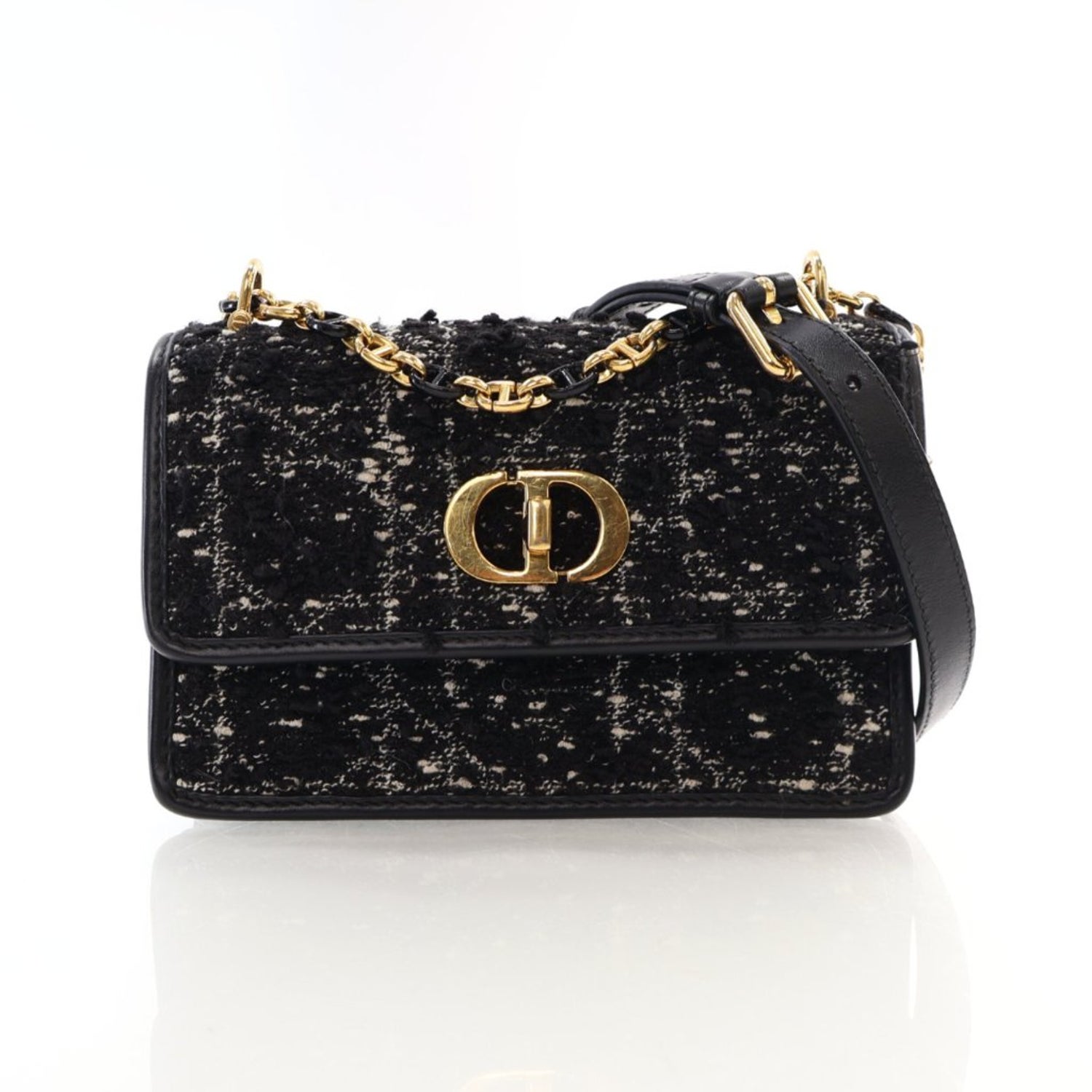 Christian Dior Tweed Miss Caro Flap Bag 2023