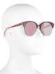 Christian Dior DioramaClub Cannage Pattern Sunglasses