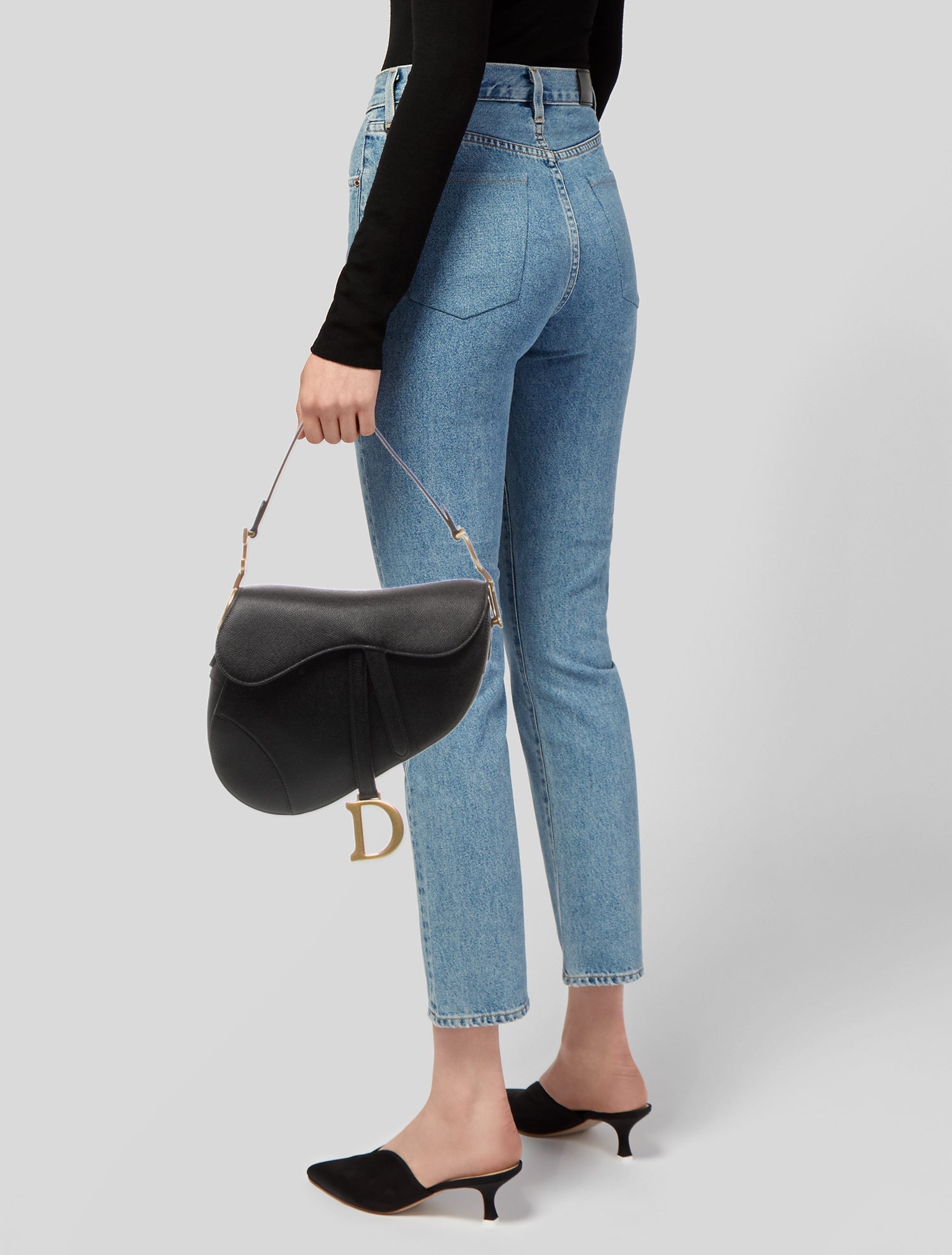 Christian Dior Leather Saddle