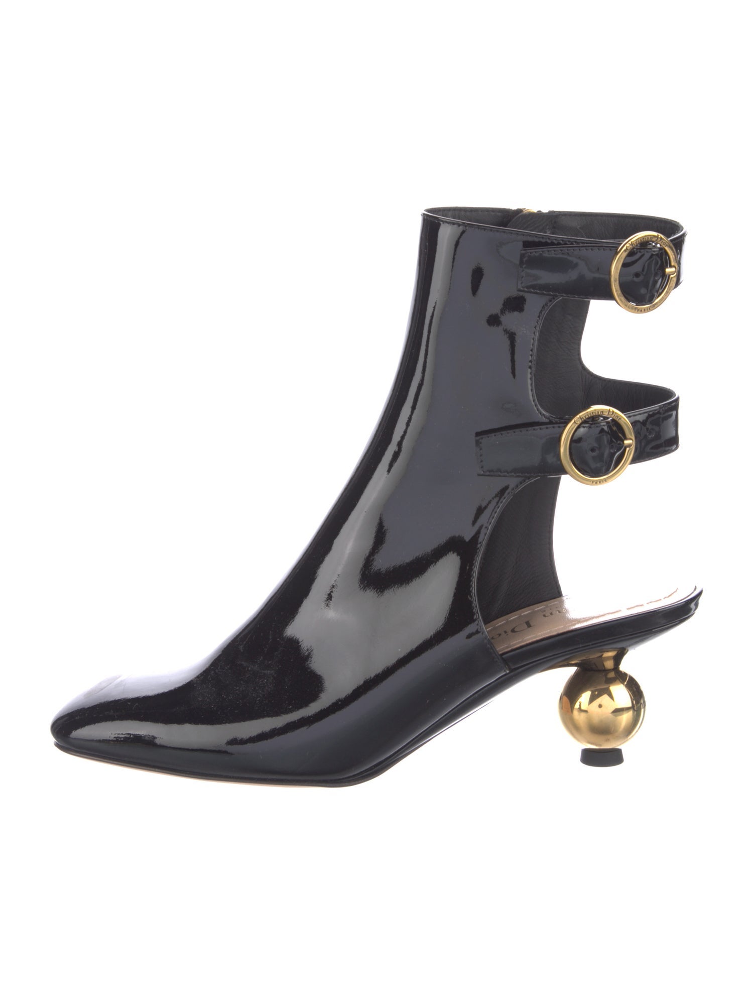 Christian Dior Patent Leather Slingback Pumps