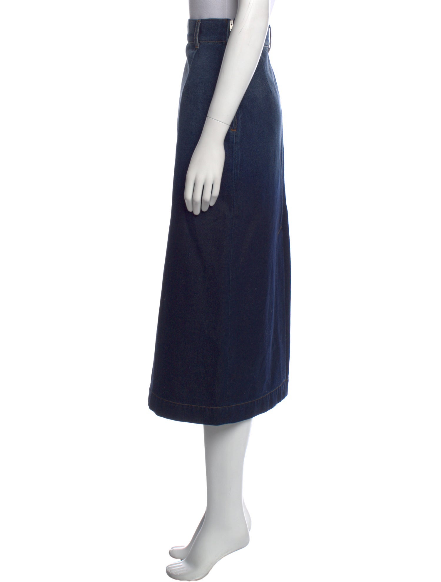 Christian Dior Pleated Accents Midi Length Skirt