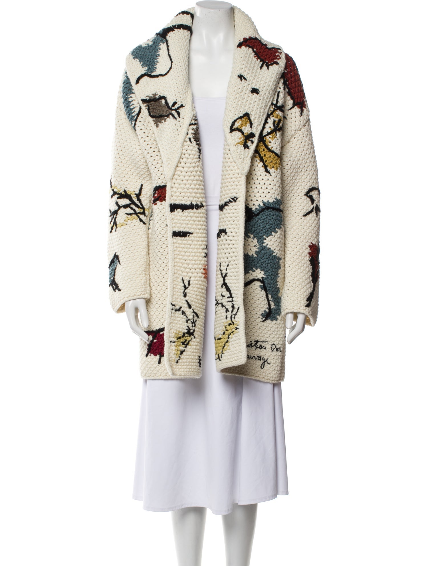 Christian Dior Wool Patterned Parka