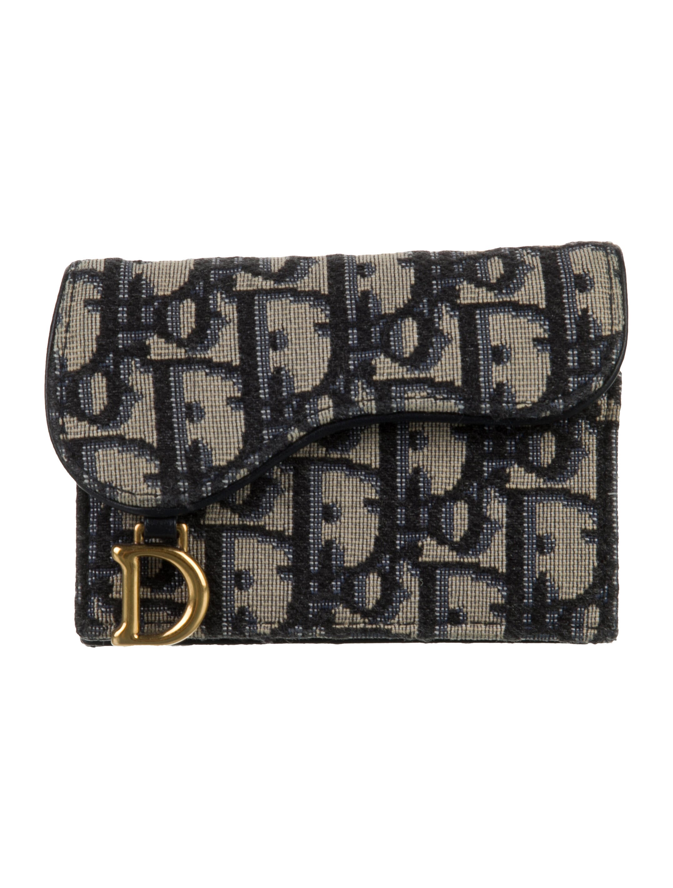 Christian Dior 2021 Canvas Compact Wallet