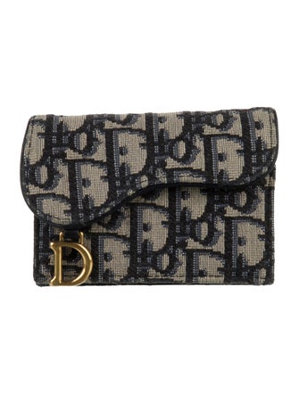 Christian Dior 2021 Canvas Compact Wallet
