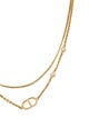 Christian Dior Petit CD Double Necklace