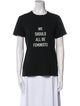 Christian Dior Graphic Print Crew Neck T-Shirt