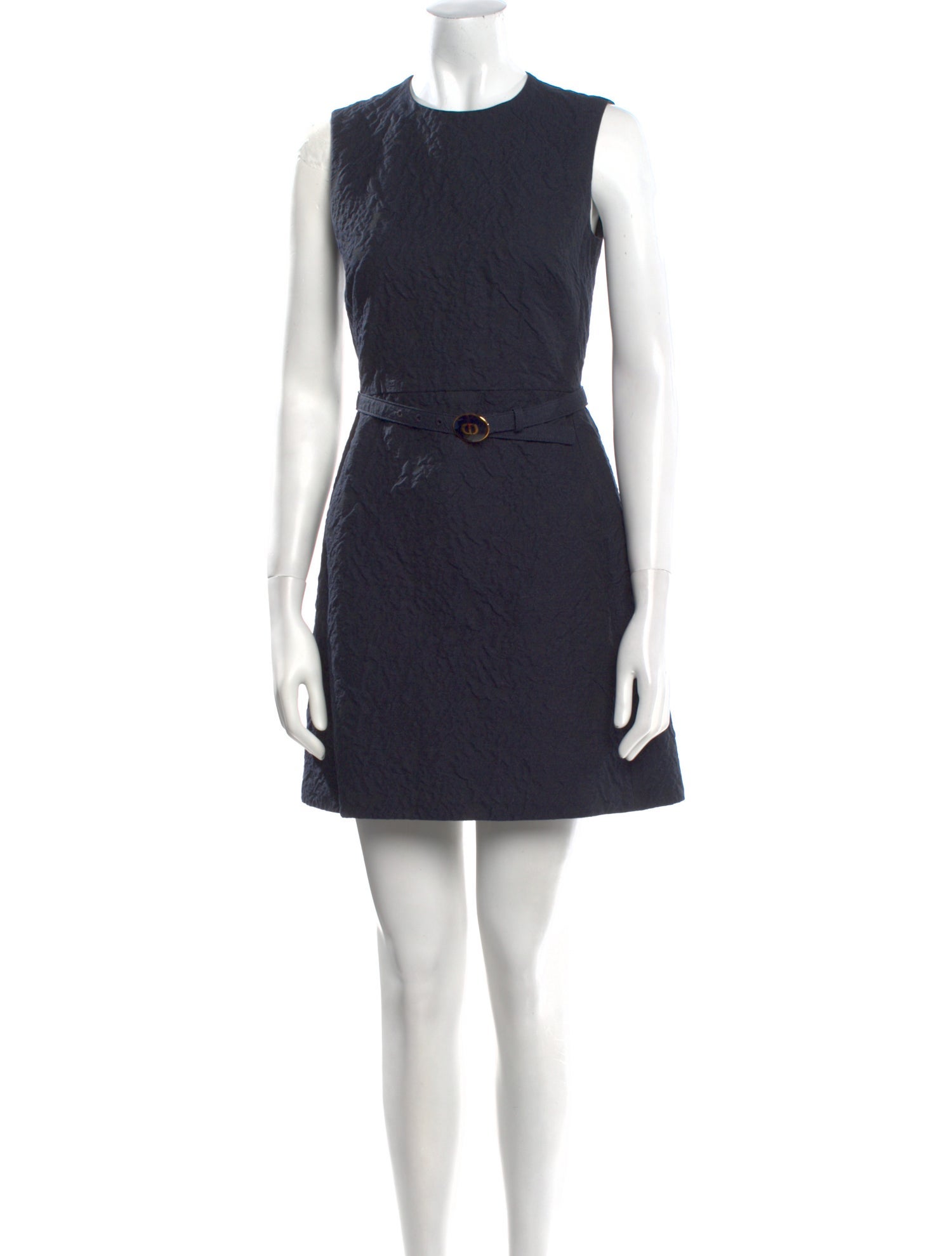 Christian Dior Crew Neck Mini Dress