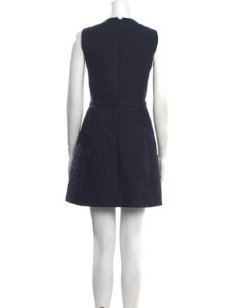 Christian Dior Crew Neck Mini Dress