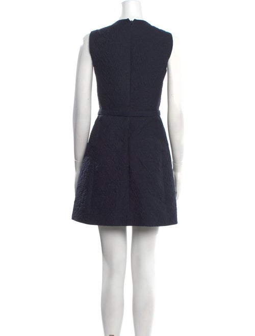 Christian Dior Crew Neck Mini Dress