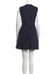 Christian Dior Crew Neck Mini Dress