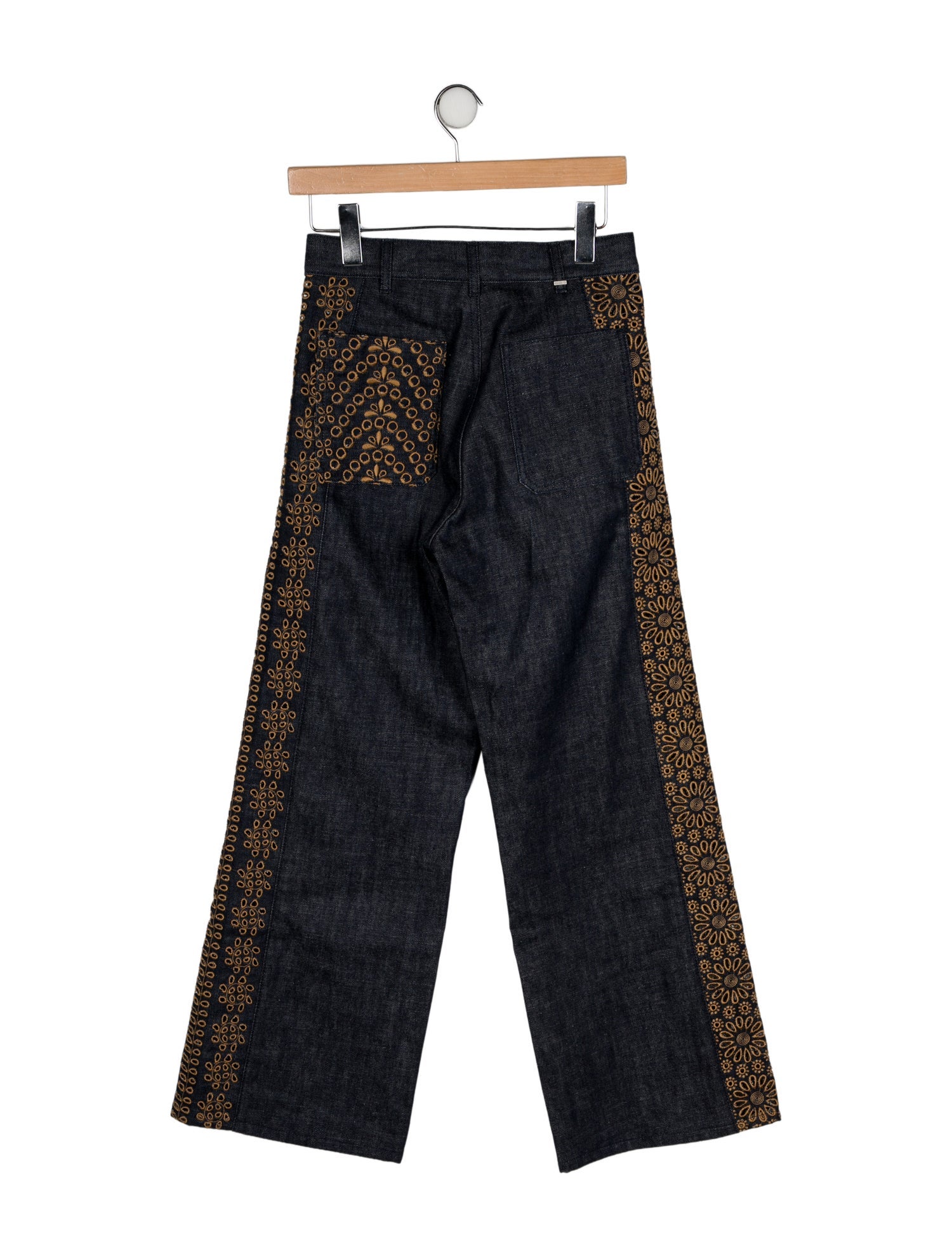 Christian Dior High-Rise Wide Leg Jeans