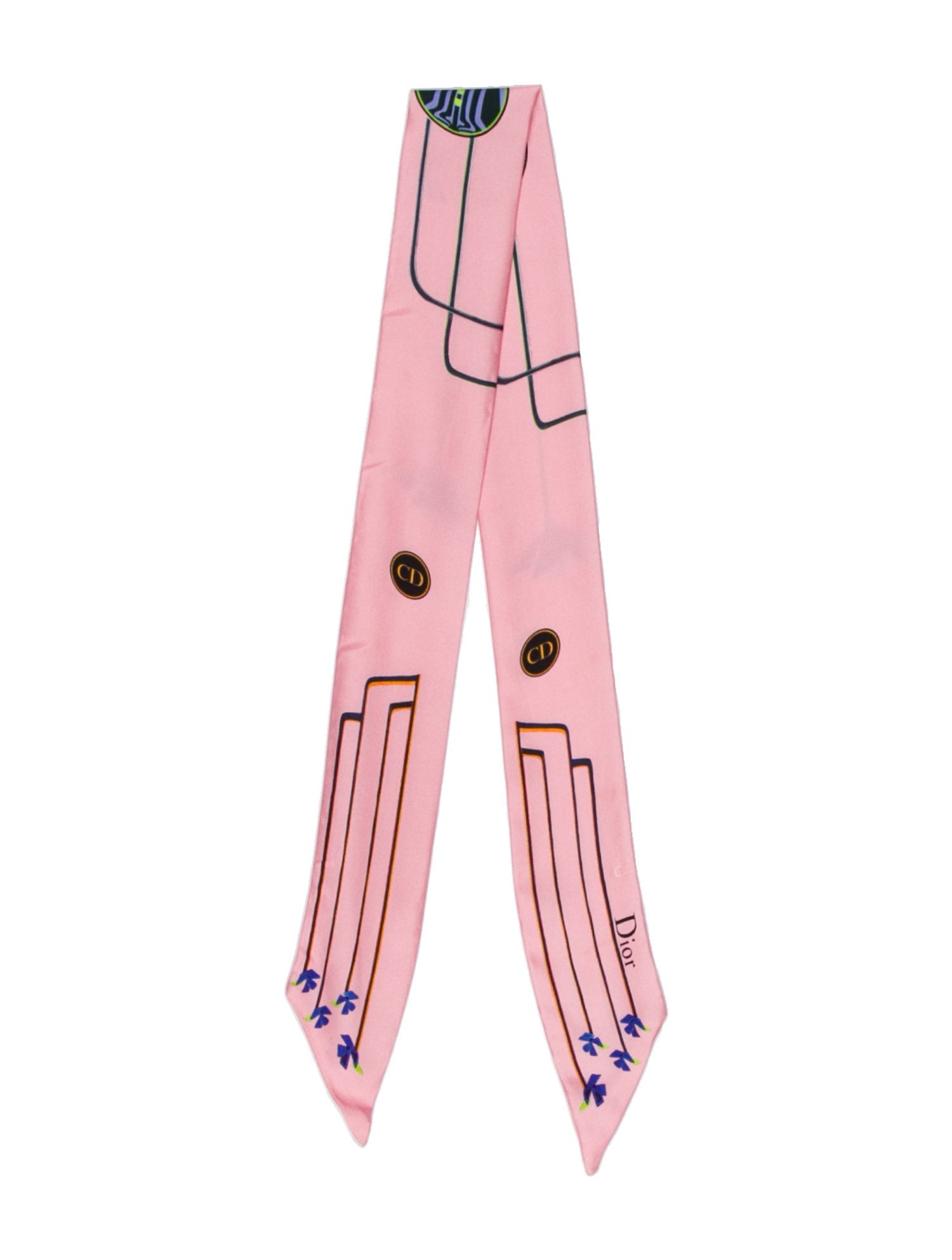 Christian Dior Silk Printed Scarf