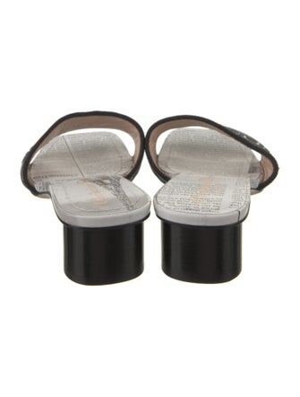 Christian Dior Jacquard Printed Slides