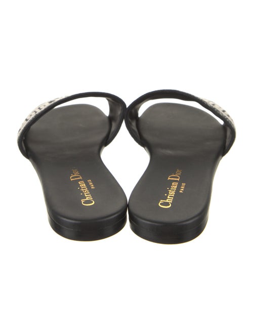 Christian Dior Jacquard Printed Slides