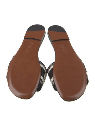Christian Dior Jacquard Printed Slides