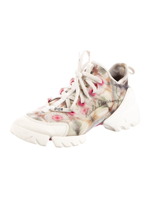 Christian Dior Leather Printed Chunky Sneakers