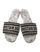 Christian Dior Jacquard Printed Slides