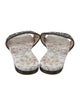 Christian Dior Jacquard Printed Slides