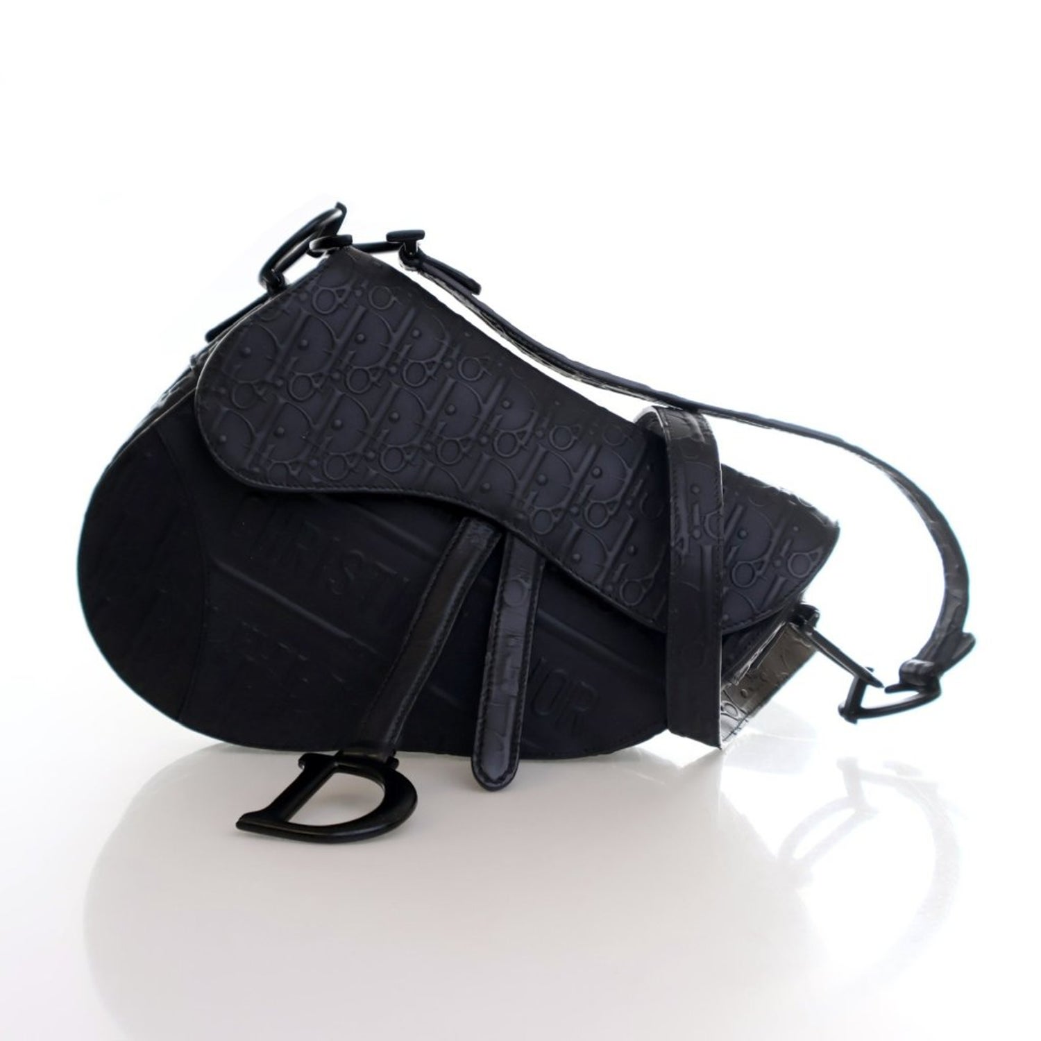 Christian Dior Calf Leather Saddle Bag 2022