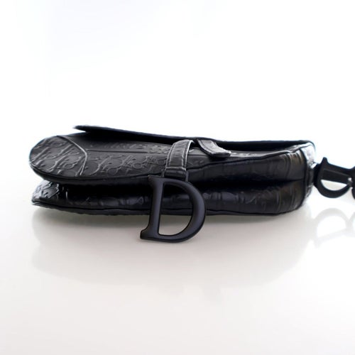 Christian Dior Calf Leather Saddle Bag 2022