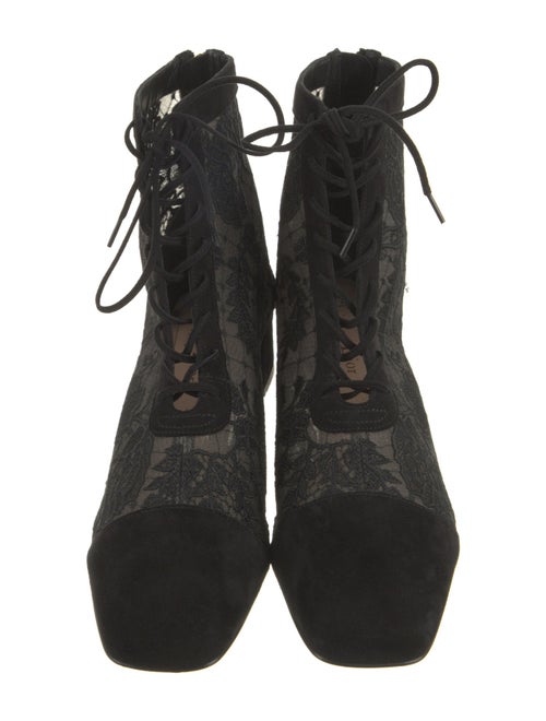 Christian Dior Lace Lace Pattern Boots