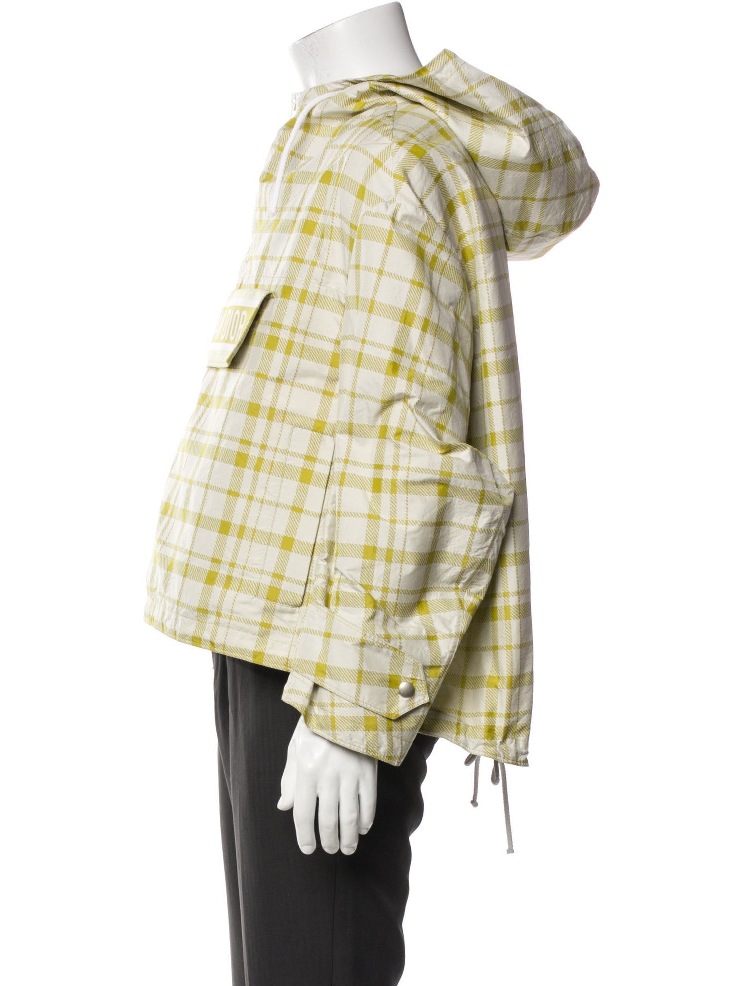 Christian Dior Plaid Print Parka