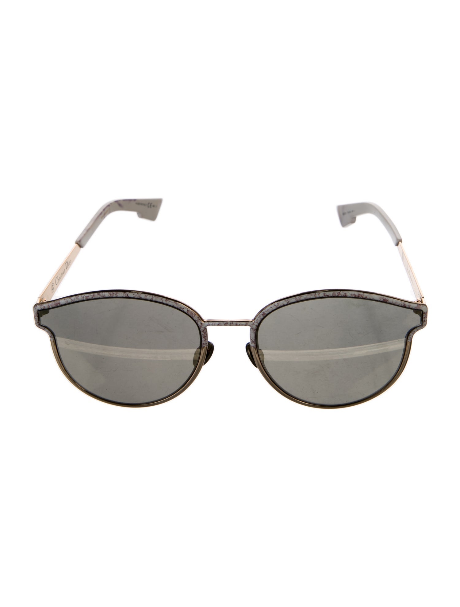 Christian Dior Round Tinted Sunglasses