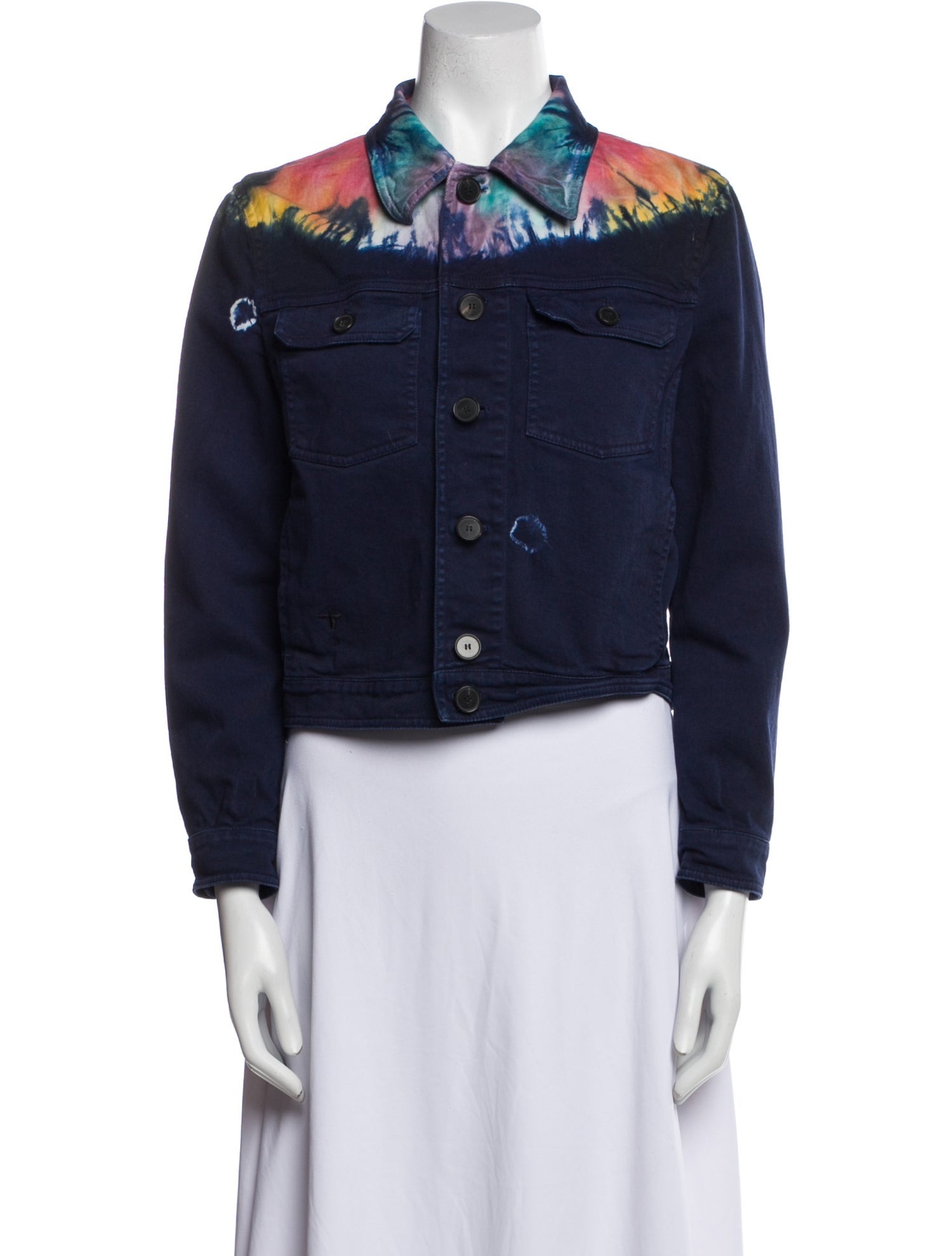 Christian Dior Tie-Dye Print Denim Jacket