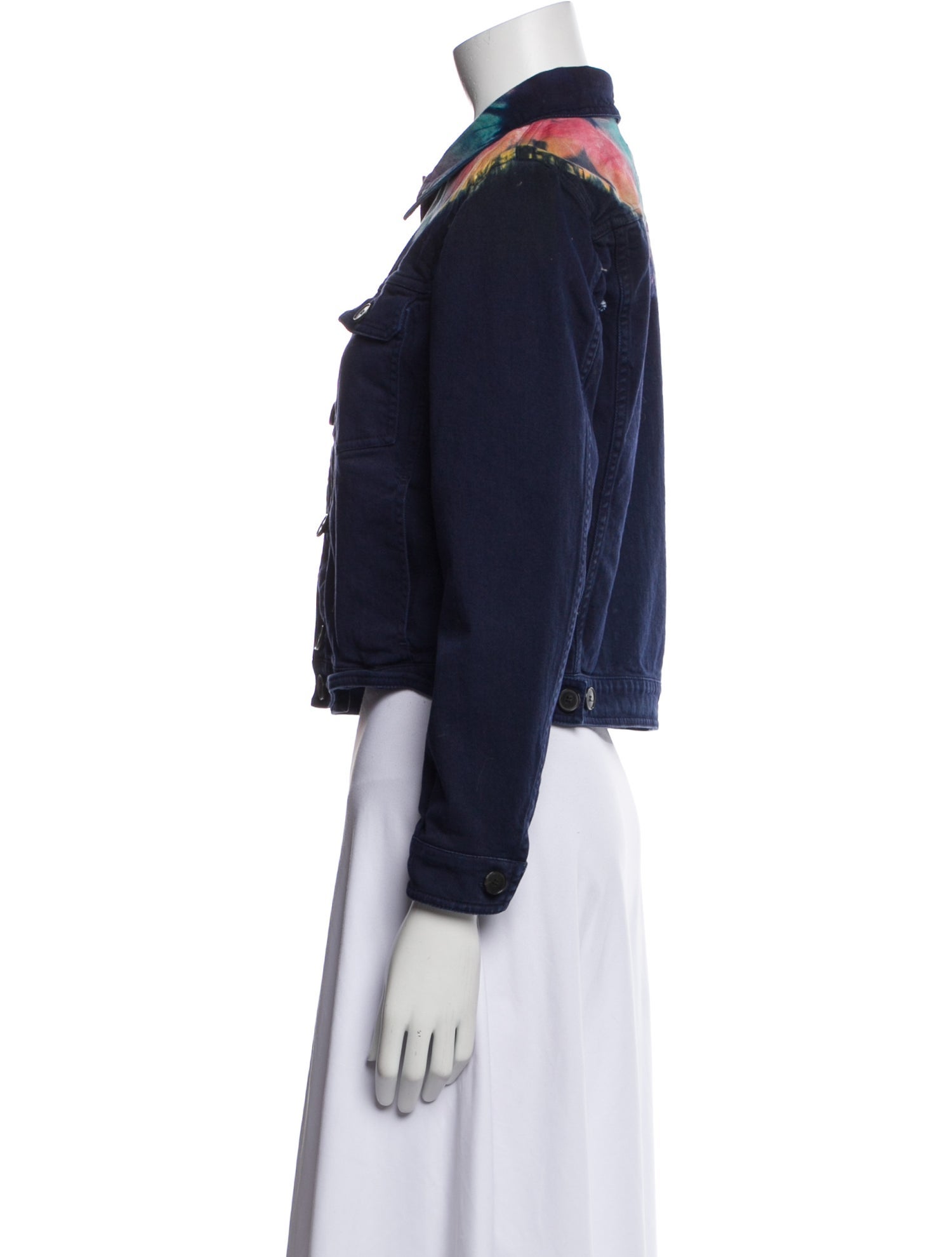 Christian Dior Tie-Dye Print Denim Jacket