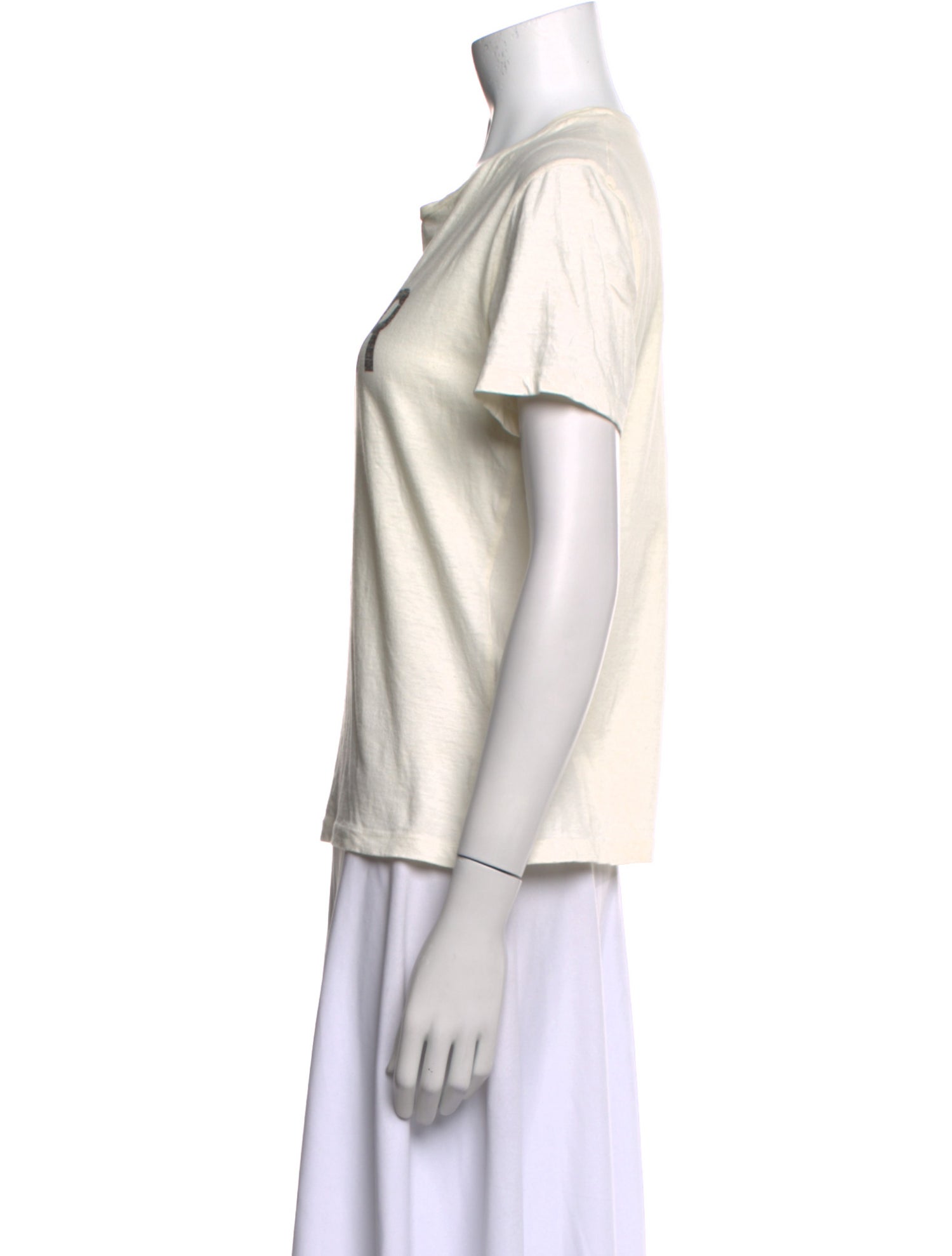 Christian Dior Graphic Print Crew Neck T-Shirt