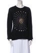 Christian Dior Cashmere Graphic Print Sweater