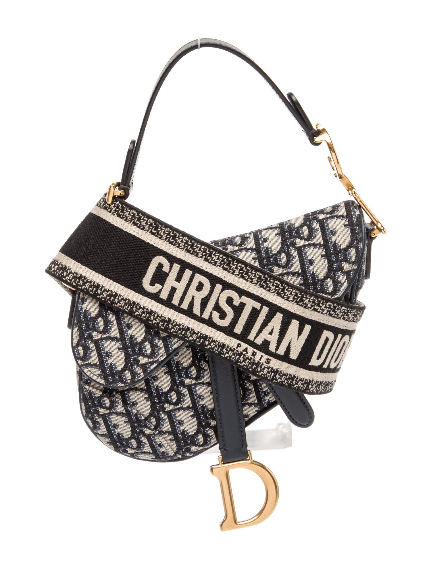 Christian Dior Oblique Jacquard Oblique Saddle Mini