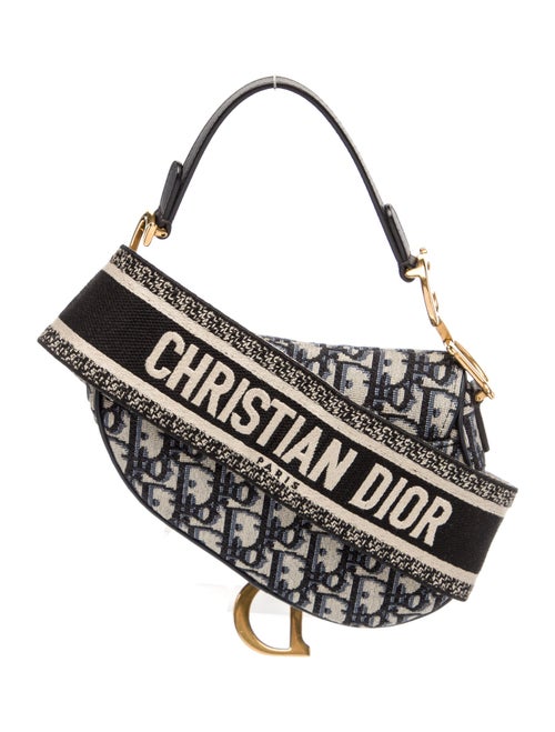 Christian Dior Oblique Jacquard Oblique Saddle Mini