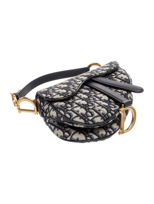 Christian Dior Oblique Jacquard Oblique Saddle Mini