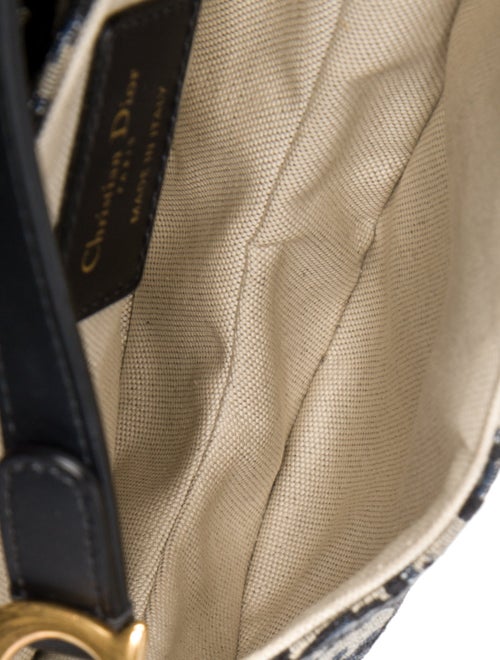 Christian Dior Oblique Jacquard Oblique Saddle Mini