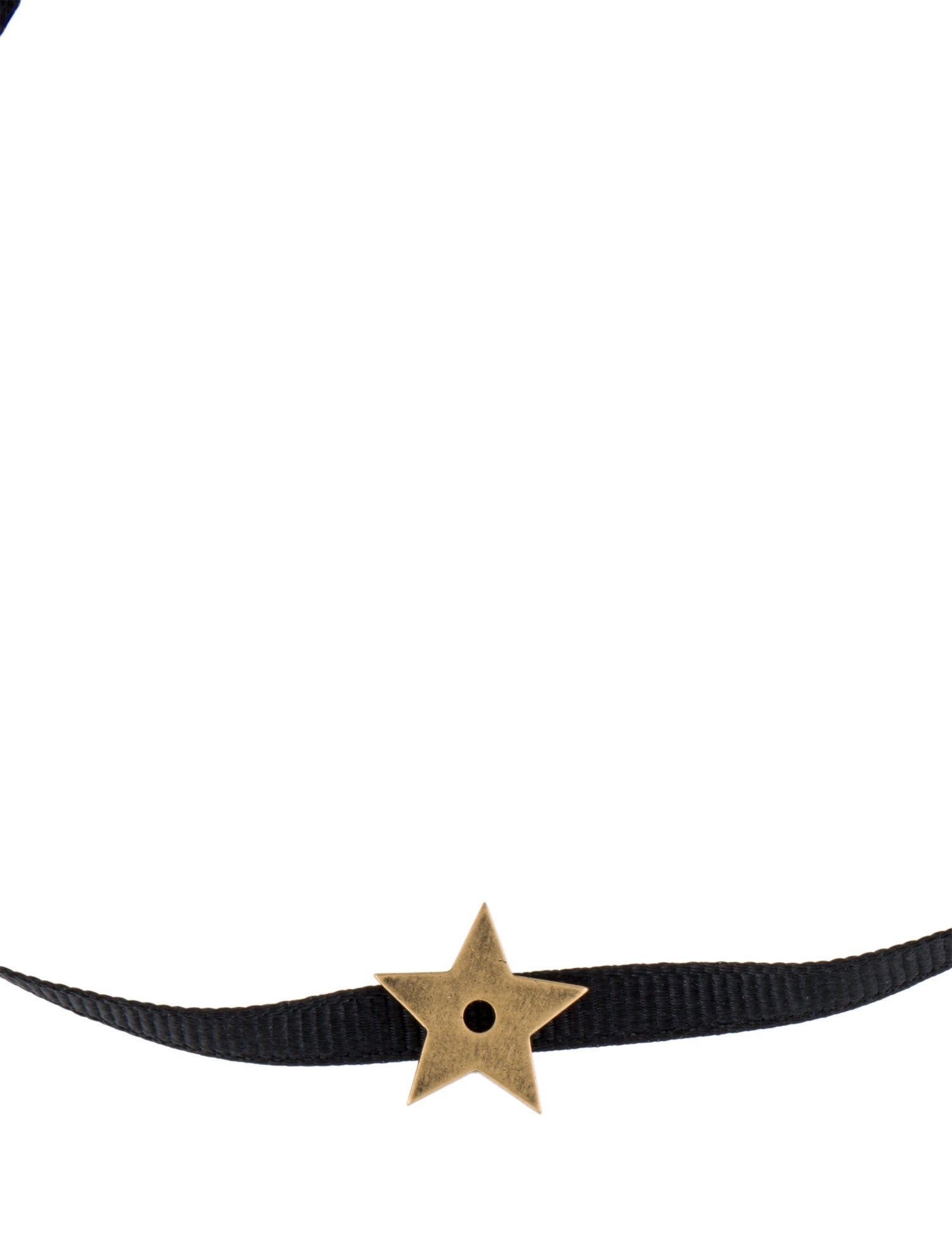 Christian Dior Cord D Porte-Bonheur Choker Necklace