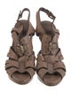 Christian Dior Leather Slingback Sandals