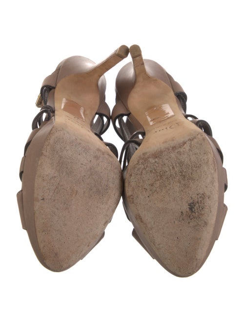 Christian Dior Leather Slingback Sandals