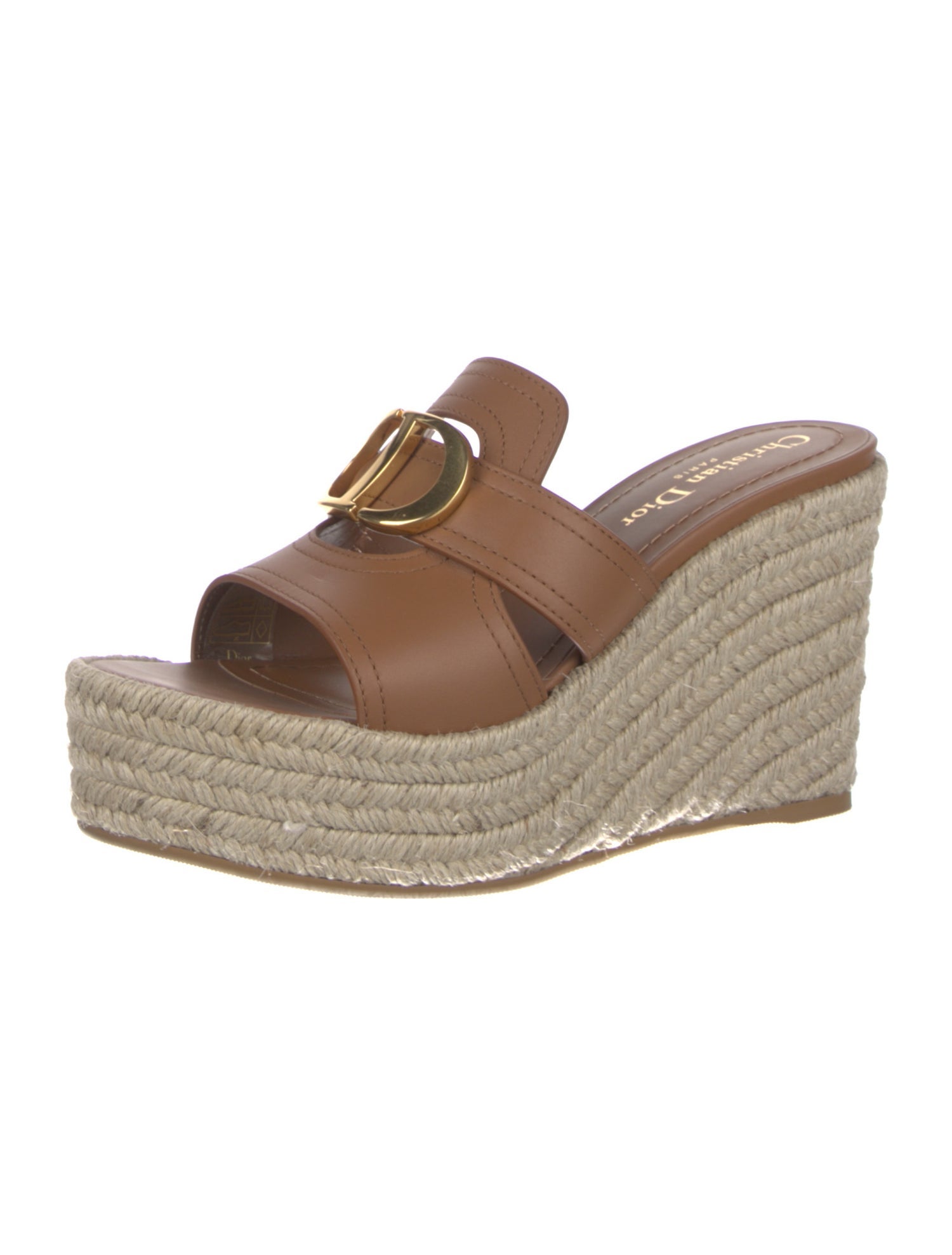 Christian Dior Leather Espadrilles