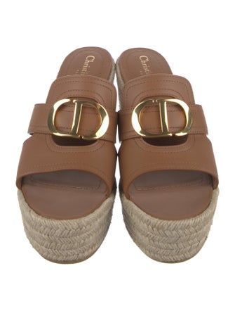 Christian Dior Leather Espadrilles