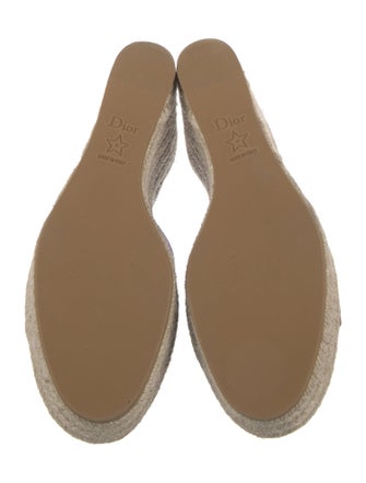 Christian Dior Leather Espadrilles