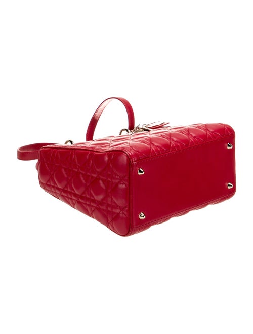 Christian Dior Leather Top Handle Bag