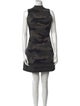 Christian Dior Mock Neck Mini Dress