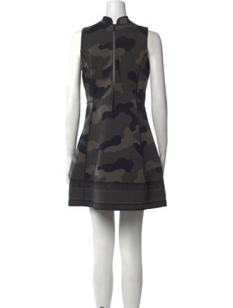Christian Dior Mock Neck Mini Dress