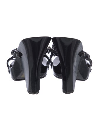 Christian Dior Patent Leather Slides